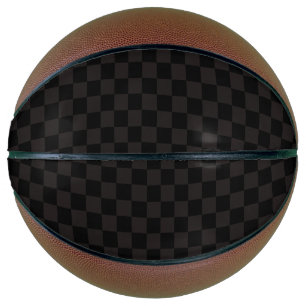 Luxury Brown/Black Chequered Basketball