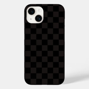 Luxury Brown/Black Chequered Case-Mate iPhone 14 Case