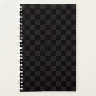 Luxury Brown/Black Chequered Planner