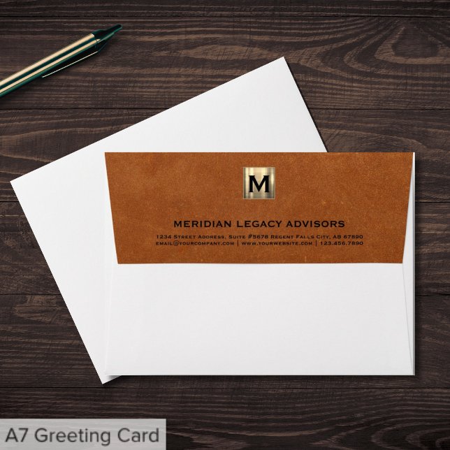 Luxury Business Monogram Envelope (Creator Uploaded)