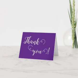 Luxury Calligraphy Thank You Cards - Personalised