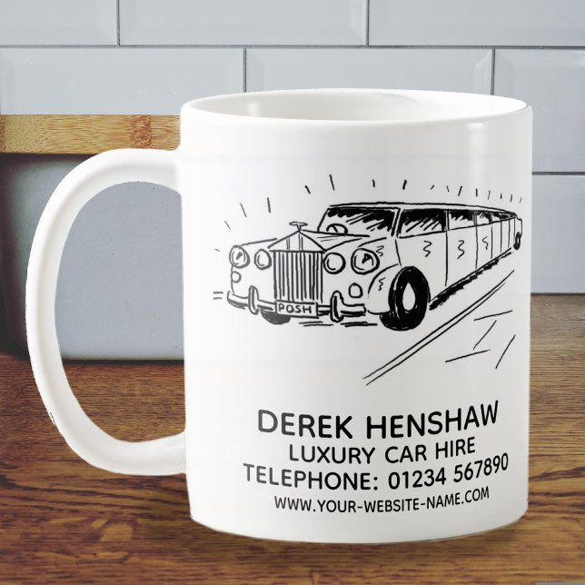 Luxury Car Hire Promotional Coffee Mug (Creator Uploaded)
