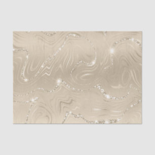 Luxury Champagne Background Beige Glitter Tissue Paper