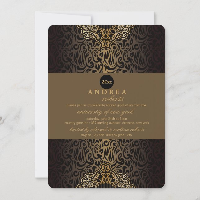 Luxury Chic Invitation (Front)