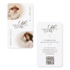 Luxury Chic Script Monogram Fashion Designer Photo