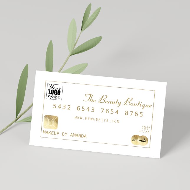 Luxury Chic White Gold Luxury Credit Card Logo (Luxury Chic White Gold Luxury Credit Card Logo)