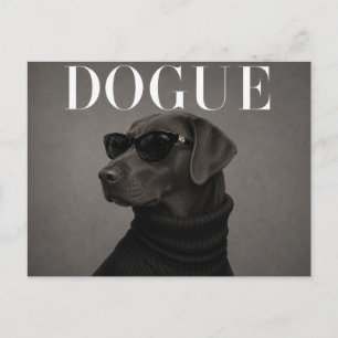 Luxury Chocolate Labrador Postcard