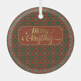 Luxury Christmas Glass Tree Decoration