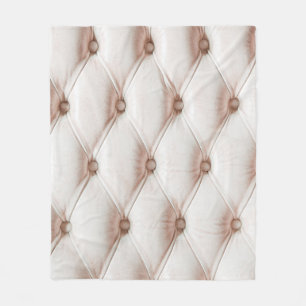 Luxury classic leather texture,old rose colour fleece blanket