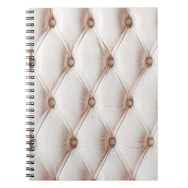 Luxury classic leather texture,old rose colour notebook (Front)