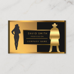 Luxury Classy Fashion Add Your Text Business Card