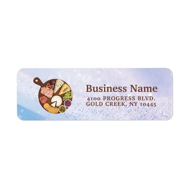 Luxury Cleaning Service Packaging Label  Return Address Label (Front)