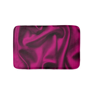 Luxury Cloth Abstract: Grunge Silk Wave Bath Mat