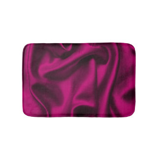 Luxury Cloth Abstract: Grunge Silk Wave Bath Mat