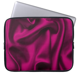 Luxury Cloth Abstract: Grunge Silk Wave Laptop Sleeve