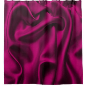 Luxury Cloth Abstract: Grunge Silk Wave Shower Curtain