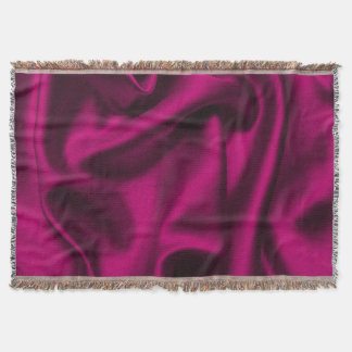 Luxury Cloth Abstract: Grunge Silk Wave Throw Blanket