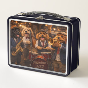Luxury Cockapoo Jazz Band  Metal Lunch Box