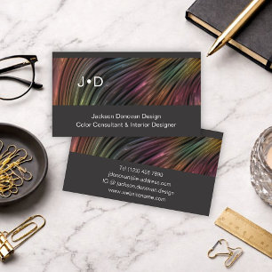 Luxury Color Consultant & Interior Designer Business Card