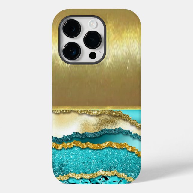 Luxury Cool Shell Gold Design Phone Case (Back)