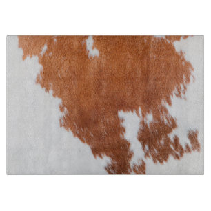 Luxury Cowhide Animal Skin Cutting Board