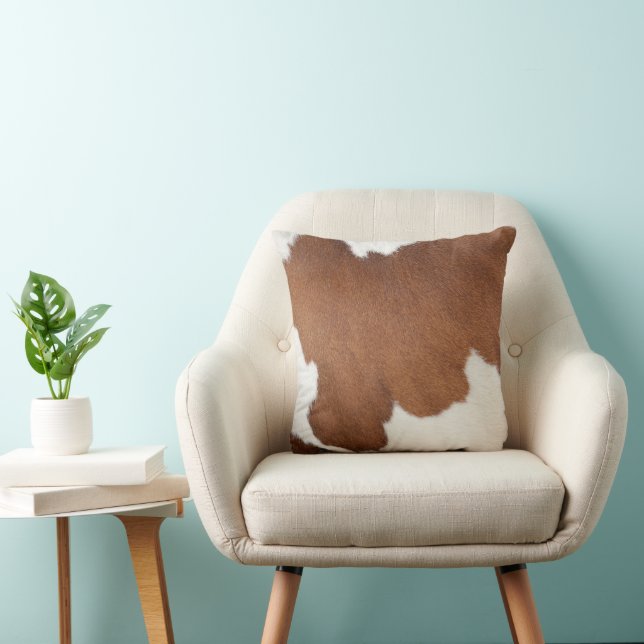 Luxury Cowhide Animal Skin Print  Cushion (Chair)