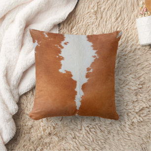 Luxury Cowhide Animal Skin Print  Cushion