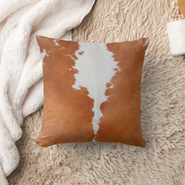 Luxury Cowhide Animal Skin Print  Cushion (Blanket)