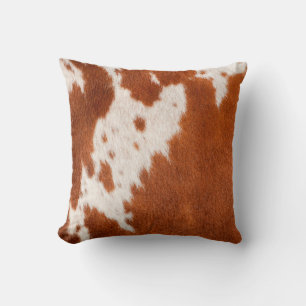 Luxury Cowhide Animal Skin Print  Cushion