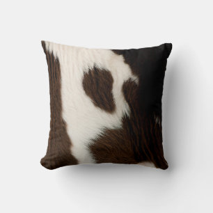Luxury Cowhide Animal Skin Print Cushion