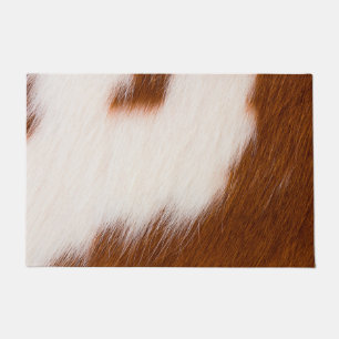 Luxury Cowhide Animal Skin Print   Doormat