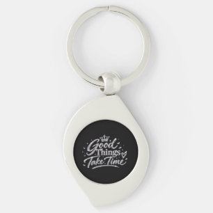 Luxury Crystal Crown Quote Key Ring