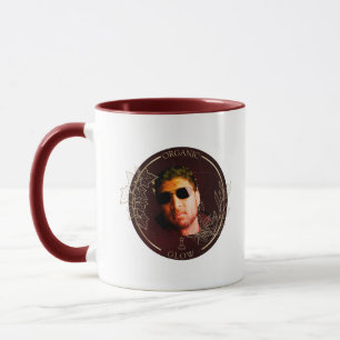 Luxury Custom Photo - Burgundy Gold Marble  Mug