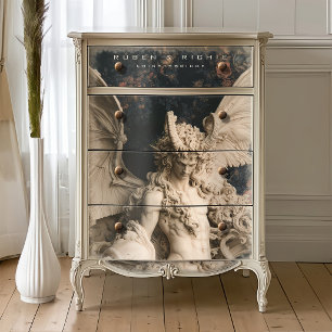Luxury Dark Academic Devil Sculpted Satan Tissue Paper