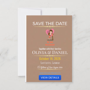 Luxury Destination Wedding Save The Date