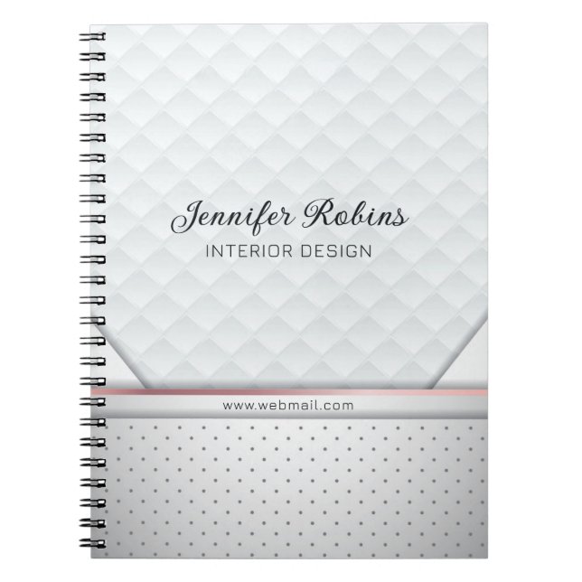 Luxury Diamond Shapes Notebook (Front)
