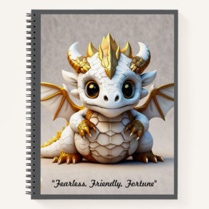 "Luxury Dragon Design" Notebook