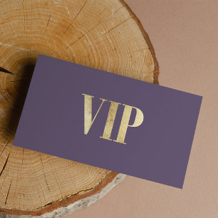 Luxury dusty purple gold VIP card club member