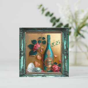 Luxury Easter Keepsake with Vintage Frame Holiday Card