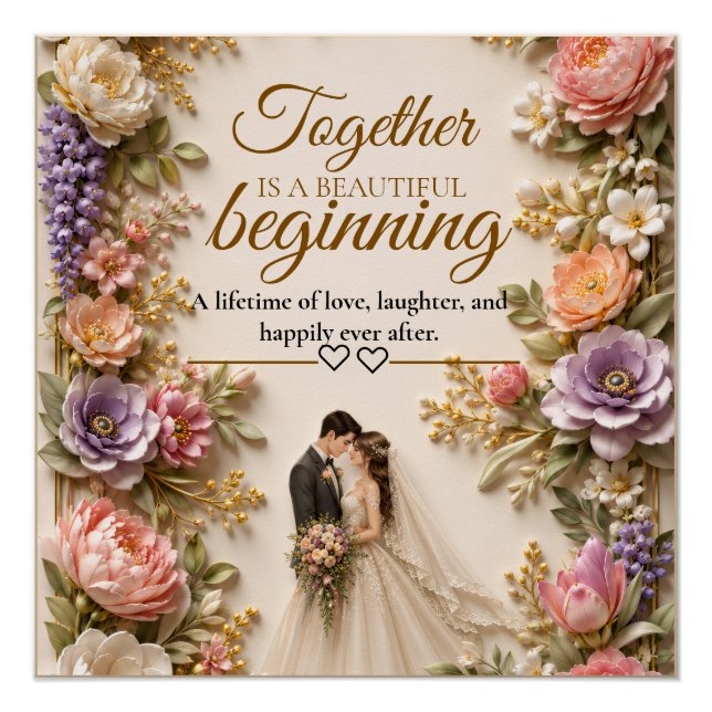 Luxury Editable Card for wedding invitation Poster (Front)