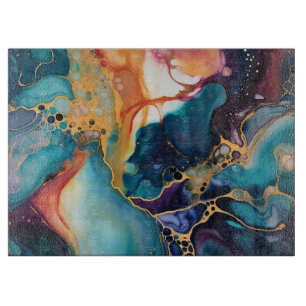 Luxury Elegant Abstract Marble Beautiful  Cutting Board