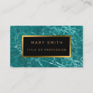 Luxury Elegant Black Gold Business Card