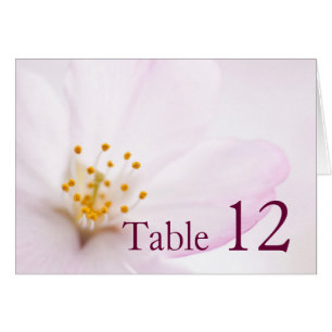 Luxury Elegant Bloom Floral Table card