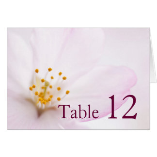 Luxury Elegant Bloom Floral Table card