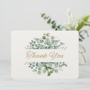 Luxury Elegant Business Real Estate Thank You Card