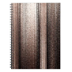 Luxury elegant metal gold background. notebook