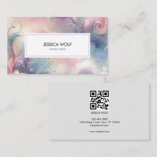 Luxury Elegant Modern Art Watercolor Business Card