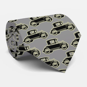 Luxury Elegant Modern Black Gold Car Tie