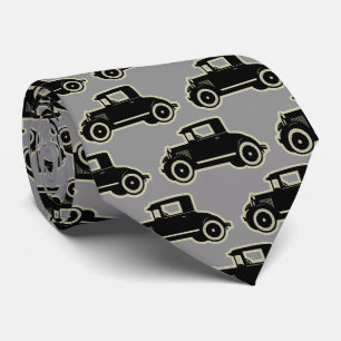 Luxury Elegant Modern Black Gold Car Tie