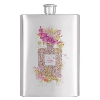 Luxury Elegant Pink Glitter Perfume Flask
